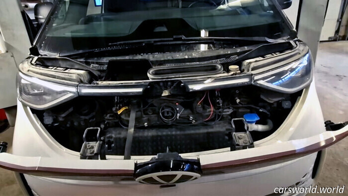 VW Concealed the Filter So Effectively That You’ll Have to Take Apart the Front of This EV | Carscoops